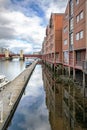 Trondheim River Nidelva Dockside Warehouses and Jetty