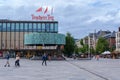 Trondheims market square in Norway Royalty Free Stock Photo