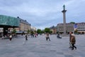 Trondheims market square in Norway Royalty Free Stock Photo