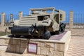 A troop carrier at the El Alamein War Museum in Egypt
