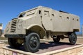 A troop carrier at the El Alamein War Museum in Egypt