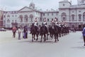 Household cavalry in Whitehall London