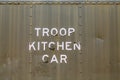 Troop Kitchen Car