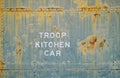 Troop KItchen Car Royalty Free Stock Photo