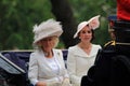 Royal Family attending The Trooping of The Colour, 2017.