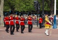 2016 Trooping the Color ceremony during Sovereign's official birthday Royalty Free Stock Photo