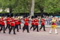 2016 Trooping the Color ceremony during Sovereign's official birthday Royalty Free Stock Photo