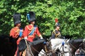 Trooping the colour, London, UK, - June 17 2017; Prince William, Prince charles and Princess Anne in Trooping the colour parade on