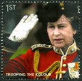 Trooping the Colour UK Postage Stamp