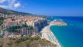 Tropea aerial view in sumemr season, Calabria - Italy