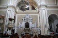 Tropea - Altare destro del transetto della Chiesa del GesÃ¹ Royalty Free Stock Photo