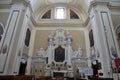 Tropea - Altare sinistro del transetto della Chiesa del GesÃ¹ Royalty Free Stock Photo
