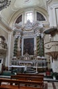 Tropea - Dipinto settecentesco di Paolo De Matteis sull\'altare della Chiesa del GesÃ¹