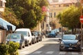 Tropea, Italy - September 6, 2019: General view at one of Tropea streets.