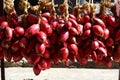 Tropea red onion sale, Italy food
