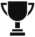 Trophy, Achievement Isolated Vector Icon that can be easily modified or edited Royalty Free Stock Photo