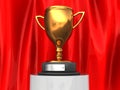 Trophy cup Royalty Free Stock Photo