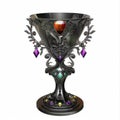 Trophy Cup Medievel Phantasy Game Award on White