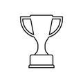 Trophy cup vector icon eps isolated