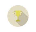 Trophy icon illustrated in vector on white background