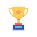 Trophy Icon for School Achievements Royalty Free Stock Photo