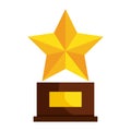 Trophy star winner award