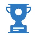Trophy vector glyph color  icon Royalty Free Stock Photo