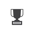 Trophy vector icon