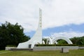 Tropic of cancer monument in Taiwan Royalty Free Stock Photo