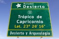 Tropic of Capricorn, Chile Royalty Free Stock Photo