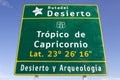 Tropic of Capricorn, Chile