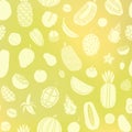 Tropic fruit background Royalty Free Stock Photo