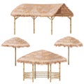 Tropic Gazebo and Parasol Set