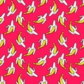 Tropic seamless pattern in cartoon trendy style.