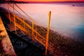 Tropic Summer Sunset Shoreline