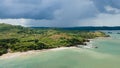 Tropical Aerial view of tropical island Royalty Free Stock Photo