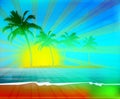 Tropical background Royalty Free Stock Photo