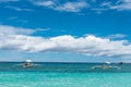 Tropical background view from Paglao island at Alona beach Royalty Free Stock Photo