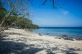 Tropical Bama Beach in Baluran Park Royalty Free Stock Photo