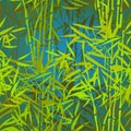 Tropical bamboo pattern