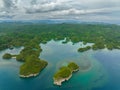 Tropical bay and islands. Philippines.