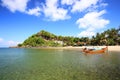 Tropical beach, Andaman Sea, koh Lanta Royalty Free Stock Photo