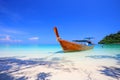 Tropical beach, Andaman Sea koh Rok Royalty Free Stock Photo