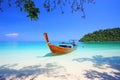 Tropical beach, Andaman Sea koh Rok Royalty Free Stock Photo