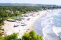 Tropical beach of Arambol Royalty Free Stock Photo