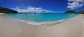 Tropical beach in British Virgin Island (BVI), Caribbean