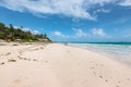 Tropical beach on the Caribbean island - Crane Beach, Barbados