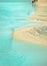 Tropical beach coastline with clear blue water Royalty Free Stock Photo