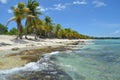 Tropical Beach, Dominican Republic. Royalty Free Stock Photo