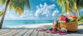 Tropical Beach Getaway Royalty Free Stock Photo